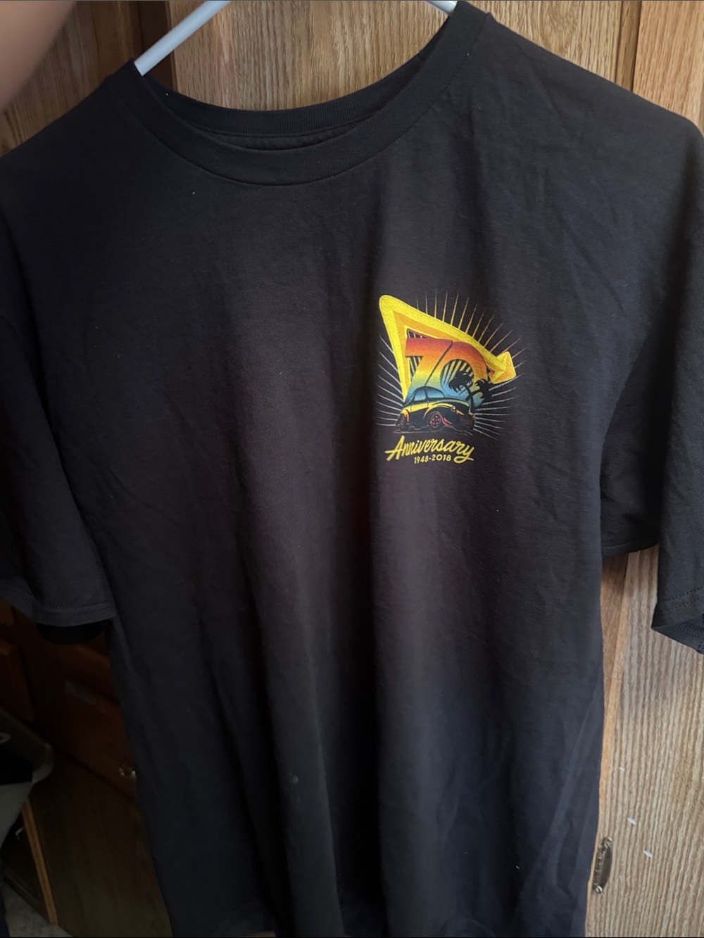Black Anniversary Graphic Tee - Men's Crew Neck Shirt